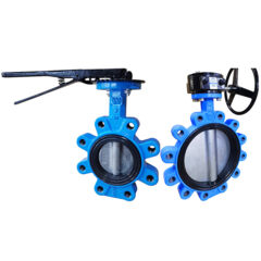 Product Image - Handle Type and Worm Wheel Type Single Clip Center Line Butterfly Valves - W-W1911-L/W-W1911-G