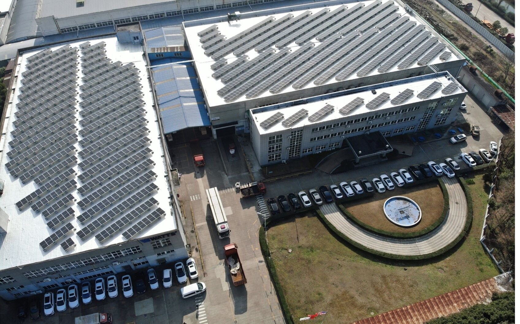 Ningbo Factory with solar panels